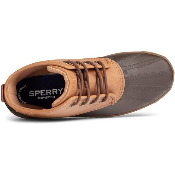 NWT Sperry Men's Breakwater Duck Boots Tan Brown Waterproof Leather Size 11 - Picture 5 of 6